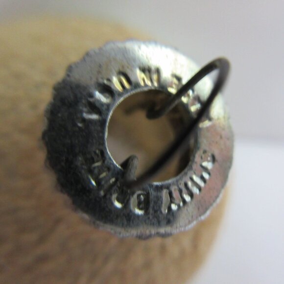 Shiny Brite Glass Christmas Ornament Teardrop & Round Mica Green Striped Vintage - Picture 9 of 12